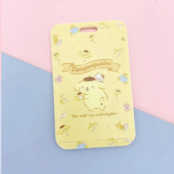 POMPOMPURIN Keychain With Card Holder Case - Picture 3 of 3